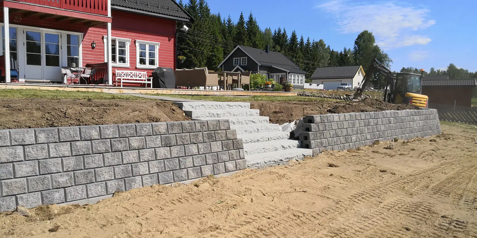 Terrassert mur